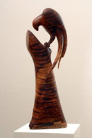 Gwynn Murrill / 
Tropical Bird, 2003 / 
      Koa Wood (unique) / 
      25 1/4 x 9 x 3 3/4 in. (64.1 x 22.9 x 9.5 cm)