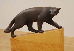 Gwynn Murrill / 
Climbing Cougar 2, 2007 / 
bronze / 
25 x 58 x 18 in. (63.5 x 147.3 x 45.7 cm) / 
Edition 2 of 9 / 
Private collection 