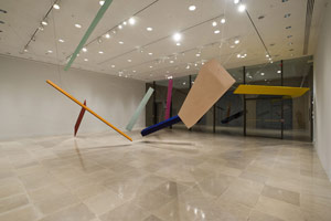 Installation photography, Joel Shapiro: New Installation, Rice University Art Gallery / 
 / 
Photo: Nash Baker