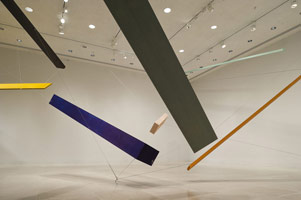 Installation photography, Joel Shapiro: New Installation, Rice University Art Gallery / 
 / 
Photo: Nash Baker