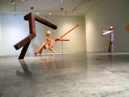 Installation photography / 
Joel Shapiro, Recent Sculpture / 
16 January - 21 February 2004