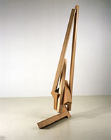 untitled, 2002 / 
unique wood / 
10' 1