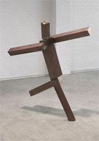 Joel Shapiro / 
untitled, 2008 / 
bronze / 
approximately 5 feet / 
Edition 1 of 4 / 
(js08-16) 