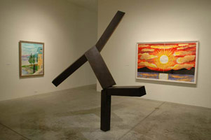 Joel Shapiro / 
Untitled, 2005 / 
      bronze / 
      98 x 82 1/2 x 21 1/2 in. (248.9 x 209.6 x 54.6 cm) / 
      Edition 3 of 3 / 
      Private collection 