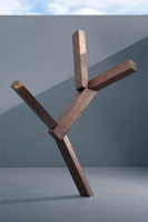 Joel Shapiro / 
Untitled, 2005 - 2006 / 
bronze / 
111 1/2 x 71 x 52 in (283.2 x 180.3 x 132.1 cm)