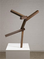 Joel Shapiro / 
untitled, 2001 - 2007 / 
bronze / 
27 3/8 x 25 3/4 x 13 7/8 in. (69.5 x 65.4 x 35.2 cm) / 
(js08-14) / 
Private collection