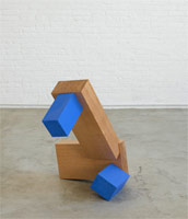 Joel Shapiro / 
untitled, 2006-2007 / 
      wood and casein / 
      33 1/8 x 27 1/4 x 24 5/8 in (84.1  x 69.2  x 62.5 cm) / 
      (js08-11)