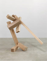 Joel Shapiro / 
untitled, 2006-2007 / 
      wood / 
      75-3/4 x 78 x 48 in (192.4 x 198.1 x 121.9 cm) / 
      (js08-10)