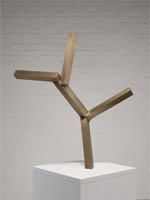 Joel Shapiro / 
untitled, 2007 / 
      bronze / 
      29 3/4 x 27 x 8 1/2 in. (75.6 x 68.6 x 21.6 cm) / 
        (js08-13)