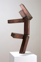 Joel Shapiro / 
untitled, 2007 / 
bronze (cast 3 of 3) / 
33 x 17 1/2 x 15 1/4 in (83.8 x 44.5 x 38.7 cm) / 
(js08-02) / 
Private collection