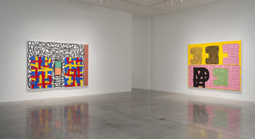 Installation photography, Jonathan Lasker - Recent Paintings