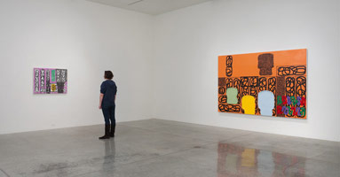 Installation photography, Jonathan Lasker - Recent Paintings