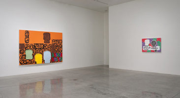 Installation photography, Jonathan Lasker - Recent Paintings