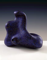 Flatso, 1999 / 
acrylic on fired ceramic / 
12 3/4 x 14 x 9 1/2 in (32.3 x 35.5 x 24.1 cm) / 
Private collection