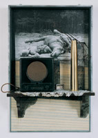 Edward & Nancy Reddin Kienholz / 
Berlin Volksempfanger, 1989 / 
mixed media assemblage / 
33 1/2 x 23 5/8 x 9 7/8 in. (85 x 60 x 25 cm)
 