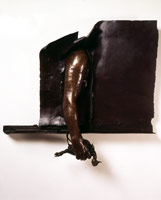 Edward & Nancy Reddin Kienholz / 
Bronze Bound Duck edition of 2, 1990 / 
bronze / 
42 x 45 x 11 in. (106.68 x 114.3 x 27.94 cm)