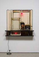 Edward & Nancy Reddin Kienholz / Drawing for the Hoerengracht No. 1, 1984 / mixed media assemblage / 49 x 55 x 11 in. (124.5 x 139.7 x 27.9 cm)