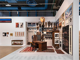 Installation photography, Énormément bizarre: The Jean Chatelus collection, donated by the Antoine de Galbert foundation