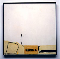 Edward & Nancy Reddin Kienholz / 
Kurs A (H.I.D.), 1974 / 
mixed media assemblage (panel A of diptych) / 
23 3/4 x 23 3/4 in. (60.3 x 60.3 cm)
