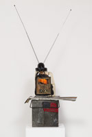 Edward & Nancy Reddin Kienholz / Surely Shirley, 1992 / mixed media assemblage / 53 x 19 x 8 in. (134.6 x 48.3 x 20.3 cm)