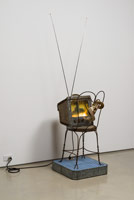 Edward & Nancy Reddin Kienholz / The Death Watch, 1976 / mixed media assemblage / 77 x 20 1/2 x 26 in. (195.6 x 52.1 x 66 cm)