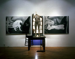 Edward & Nancy Reddin Kienholz / 
The Model, 1984 - 85 / 
mixed media assemblage / 
93 x 184 x 36 in. (236.2 x 467.4 x 91.4 cm)