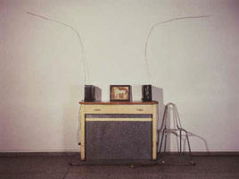 Edward & Nancy Reddin Kienholz / 
The Kitchen Table, 1975 / 
mixed media assemblage / 
42 x 67 x 21 1/4 in. (107 x 169.9 x 54 cm)
