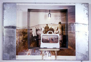 Edward & Nancy Reddin Kienholz / 
The Returning, 1976 / 
mixed media assemblage / 
51 1/2 x 35 x 9 in. (165 x 185 x 50 cm)