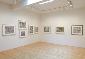 Installation photography, Leon Kossoff
Second floor showroom