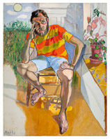 Alice Neel / 
Richard Gibbs, 1968 / 
oil on canvas / 
64 x 50 in. (162.6 x 127 cm)