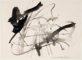 Mark di Suvero / 
Untitled, 2007 / 
        pen and ink on paper / 
        Paper: 22 x 30 in. (55.9 x 76.2 cm) / 
        Framed: 25 7/8 x 33 7/8 in. (65.7 x 86 cm) / 
        MdS08-11