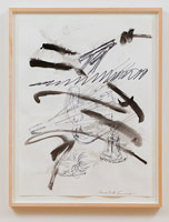 Mark di Suvero / 
Untitled, 2007 / 
pencil, pen & ink on paper / 
Paper: 30 x 22 in. (76.2 x 55.9 cm) / 
Framed: 33 7/8 x 25 7/8 in. (86 x 65.7 cm)