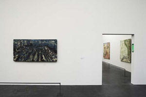 Installation photography, Leon Kossoff: Selected Paintings 1956 - 2000 / Museum of Art Lucerne, 30 April – 24 July 2005 