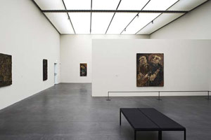 Installation photography, Leon Kossoff: Selected Paintings 1956 - 2000 / Museum of Art Lucerne, 30 April – 24 July 2005 