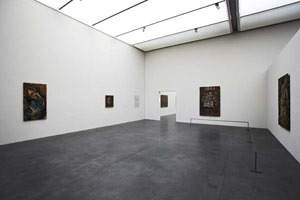 Installation photography, Leon Kossoff: Selected Paintings 1956 - 2000 / Museum of Art Lucerne, 30 April – 24 July 2005 