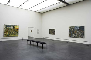 Installation photography, Leon Kossoff: Selected Paintings 1956 - 2000 / Museum of Art Lucerne, 30 April – 24 July 2005 