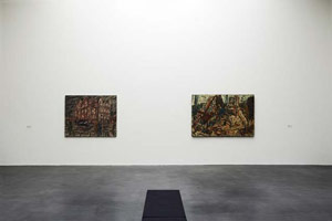 Installation photography, Leon Kossoff: Selected Paintings 1956 - 2000 / Museum of Art Lucerne, 30 April – 24 July 2005 