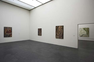 Installation photography, Leon Kossoff: Selected Paintings 1956 - 2000 / Museum of Art Lucerne, 30 April – 24 July 2005 