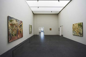 Installation photography, Leon Kossoff: Selected Paintings 1956 - 2000 / Museum of Art Lucerne, 30 April – 24 July 2005 