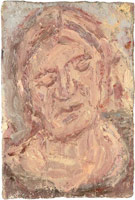 Head of Peggy II, 2004 / 
      oil on board / 
      24 1/2 x 16 1/2 in. (62.1 x 42 cm)