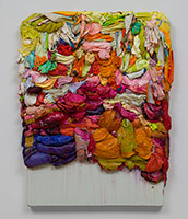 Leslie Wayne / 
The Deep and Secret Yes, 2015 / 
oil on panel / 
26 1/2 x 22 x 4 1/2 in. (67.3 x 55.9 x 11.4 cm)