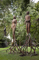 Alison Saar / 
Tree Souls, 1994 / 
wood with copper cladding / 
16 x 21 x 9 ft (487.7 x 640.1 x 274.3 cm) 