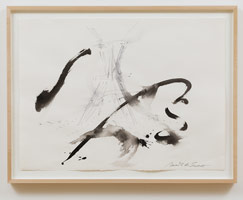 Mark di Suvero / 
Untitled, 2007 / 
pen and ink on paper / 
Paper: 22 x 30 in. (55.9 x 76.2 cm) / 
Framed: 25 7/8 x 33 7/8 in. (65.7 x 86 cm)