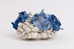 Matt Wedel / 
Flower tree, 2018 / 
porcelain / 
7 x 8 x 12 in. (17.8 x 20.3 x 30.5 cm) / 
MW18-22