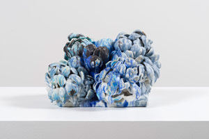 Matt Wedel / 
Flower tree, 2015 / 
porcelain / 
9 x 14 1/2 x 12 1/2 in. (22.9 x 36.8 x 31.8 cm) / 
(Inv# MW15-54)