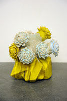Matt Wedel / 
Flower tree, 2011 / 
ceramic / 
15 x 15 x 14 in. (38.1 x 38.1 x 35.6 cm)