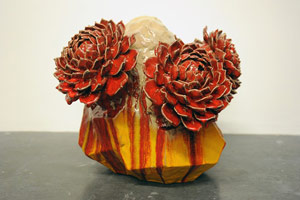 Matt Wedel / 
Flower tree, 2011 / 
ceramic / 
14 x 19 x 17 in. (35.6 x 48.3 x 43.2 cm)