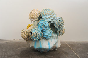 Matt Wedel / 
Flower tree, 2013 / 
ceramic / 
17 x 17 x 16 in. (43.2 x 43.2 x 40.6 cm)          