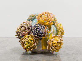 Matt Wedel / 
Flower tree, 2013 / 
ceramic / 
10 1/2 x 13 x 12 in. (26.7 x 33 x 30.5 cm)