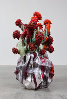 Matt Wedel / 
Flower tree, 2013 / 
ceramic / 
75 x 54 x 46 in. (190.5 x 137.2 x 116.8 cm) / 
Private collection